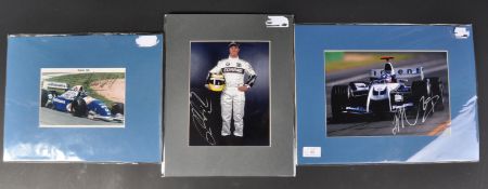 FORMULA ONE - AUTOGRAPHED PICTURES