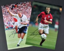 ALAN SHEARER - ENGLAND - SIGNED PHOTOGRAPHS