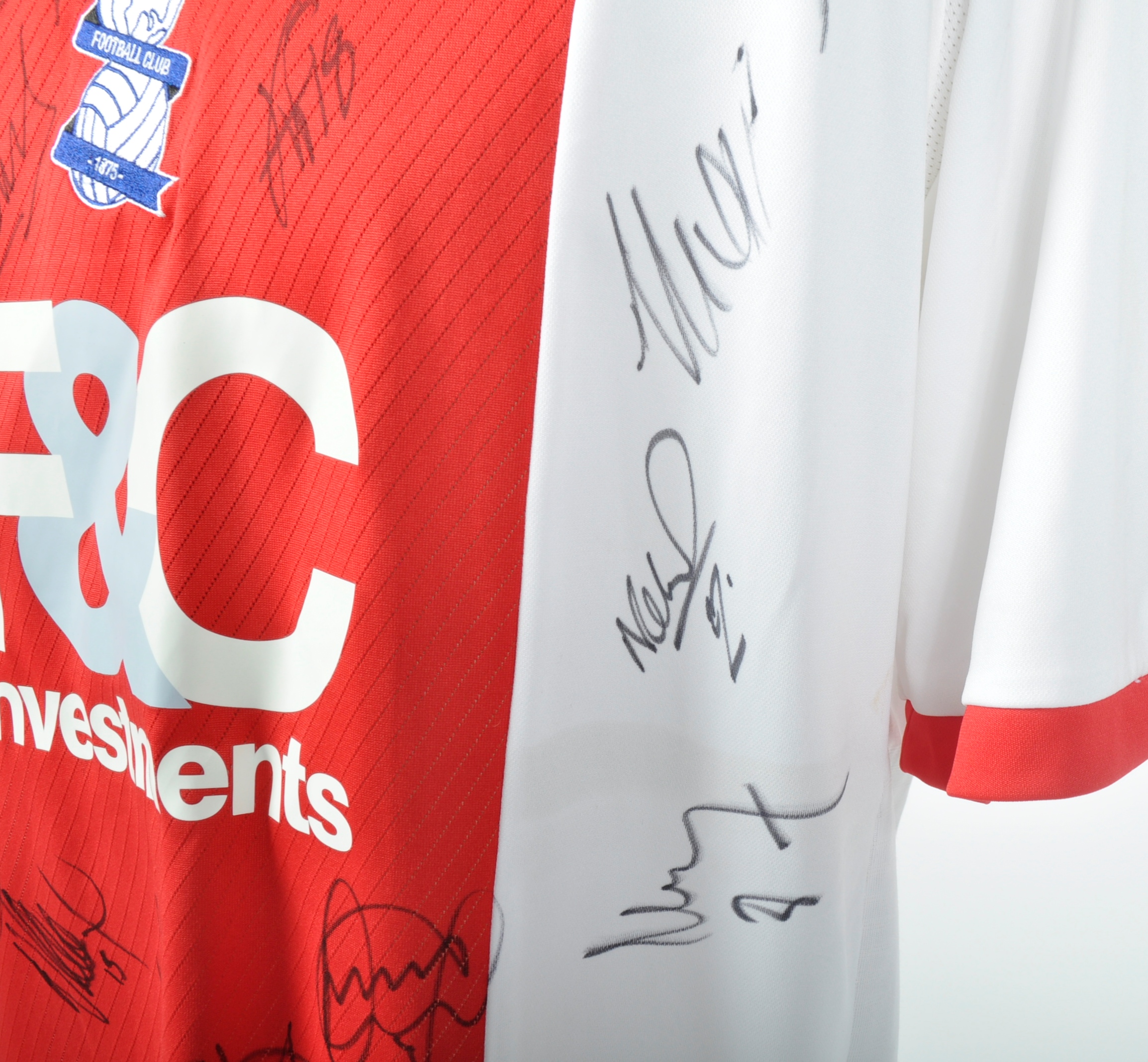 BIRMINGHAM CITY FOOTBALL CLUB - TEAM SIGNED AWAY SHIRT - Image 6 of 7