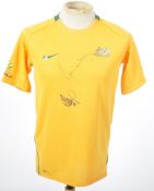 AUSTRALIAN NATIONAL FOOTBALL TEAM - DUAL SIGNED SHIRT
