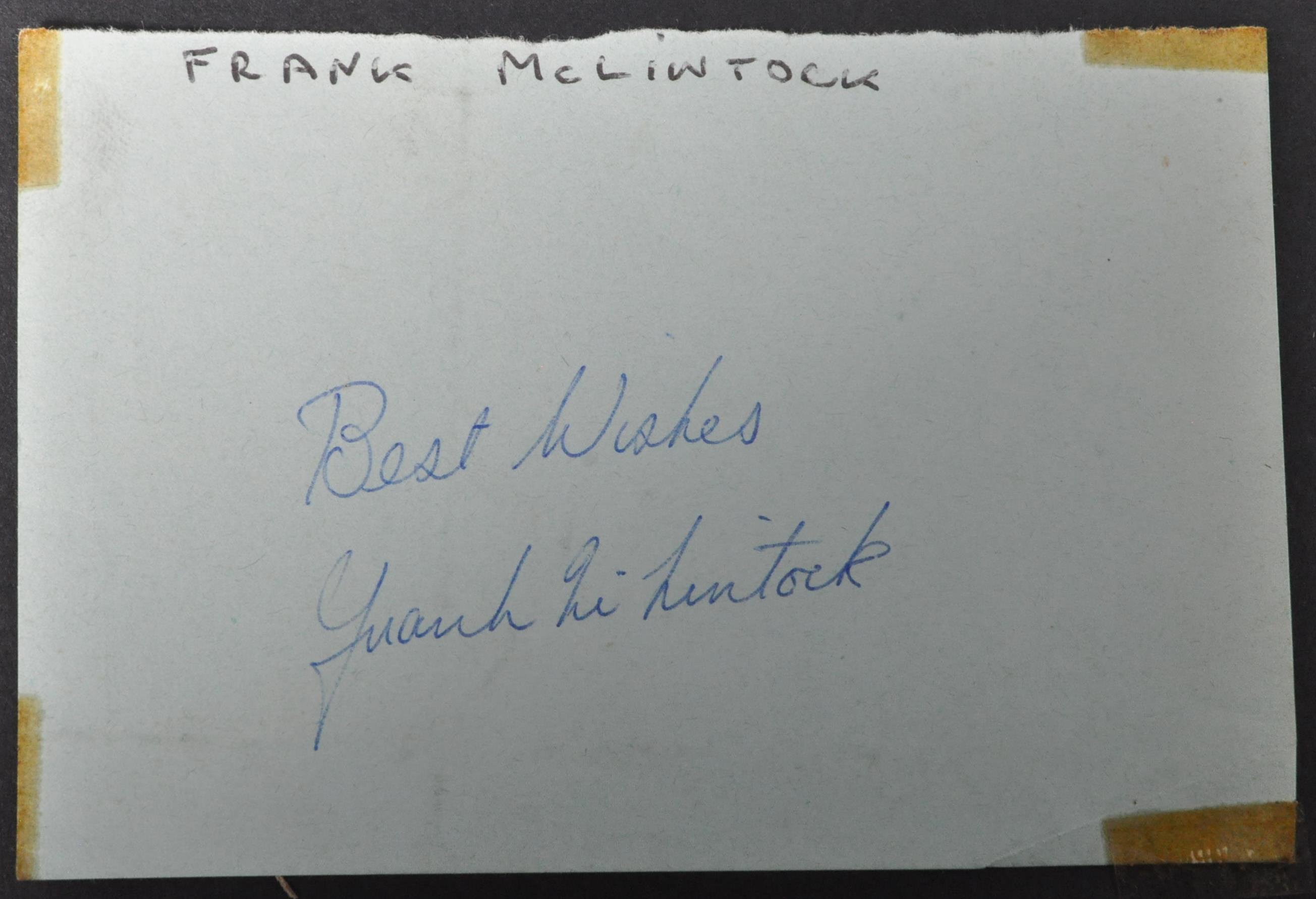 VINTAGE COLLECTION OF 1960S FOOTBALL AUTOGRAPHS - Image 6 of 6