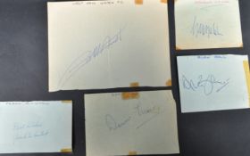 VINTAGE COLLECTION OF 1960S FOOTBALL AUTOGRAPHS