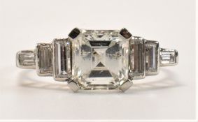 1.8 CT ART DECO STYLE DIAMOND RING