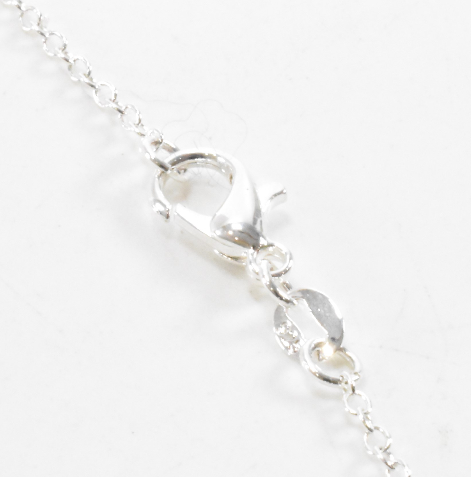 SILVER SKELETON PENDANT NECKLACE - Image 9 of 10