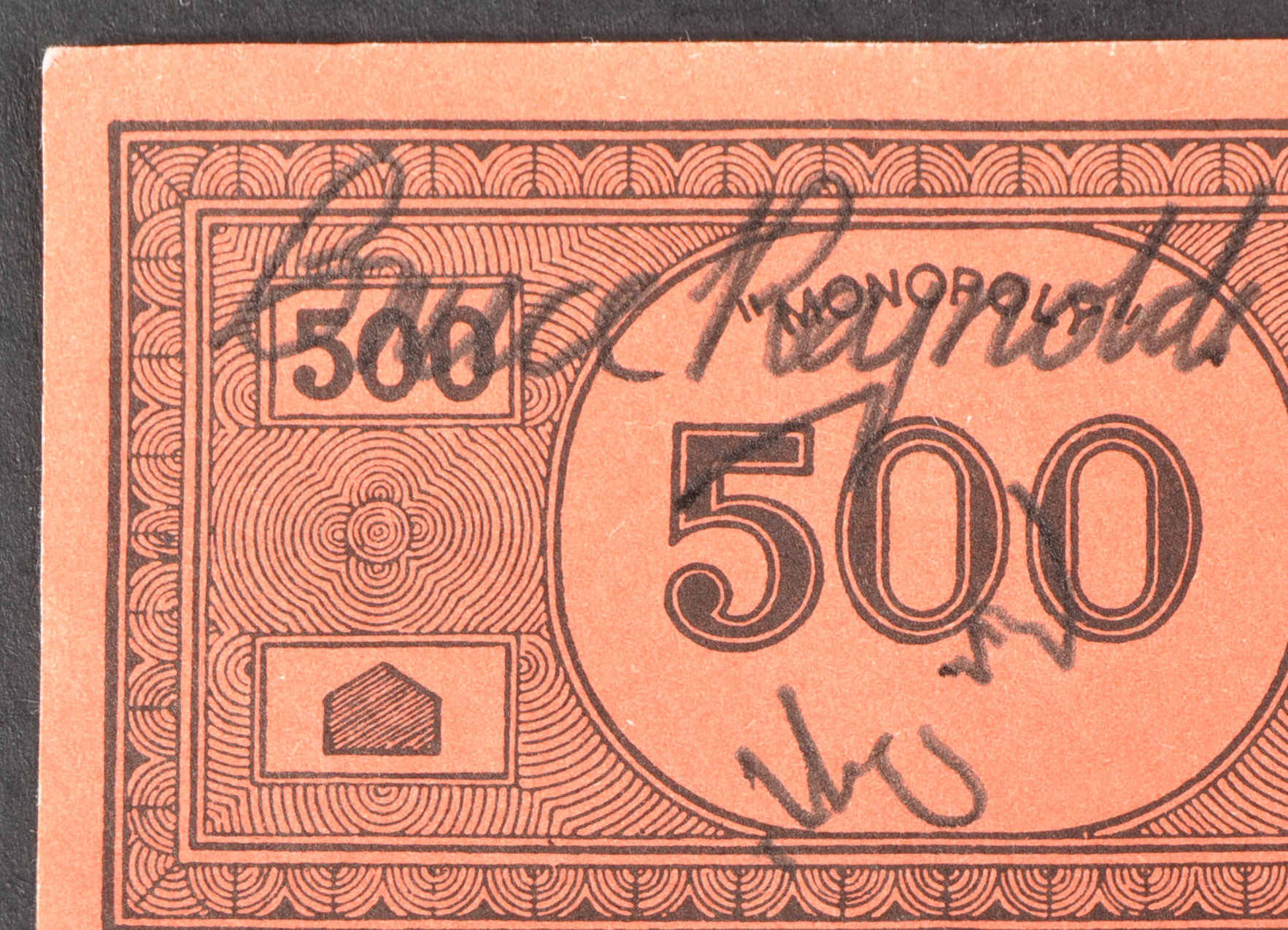 THE GREAT TRAIN ROBBERY - DUAL SIGNED MONOPOLY BANK NOTE - Image 2 of 3