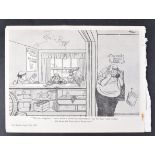 GREAT TRAIN ROBBERY - RONNIE BIGGS (1929-2013) - SIGNED CARTOON