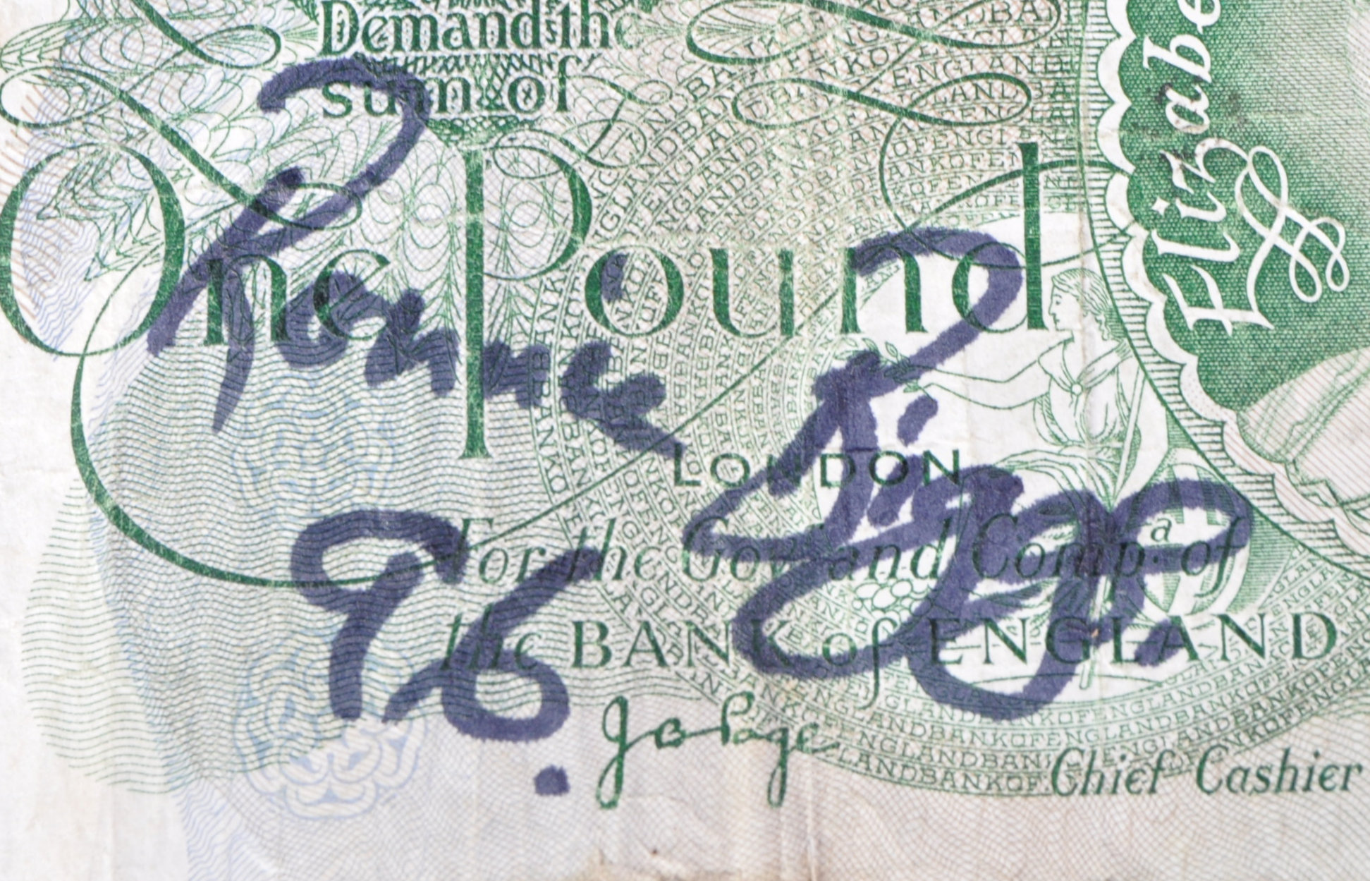 GREAT TRAIN ROBBERY - BRIAN STONE & RONNIE BIGGS SIGNED BANK NOTES - Image 2 of 5