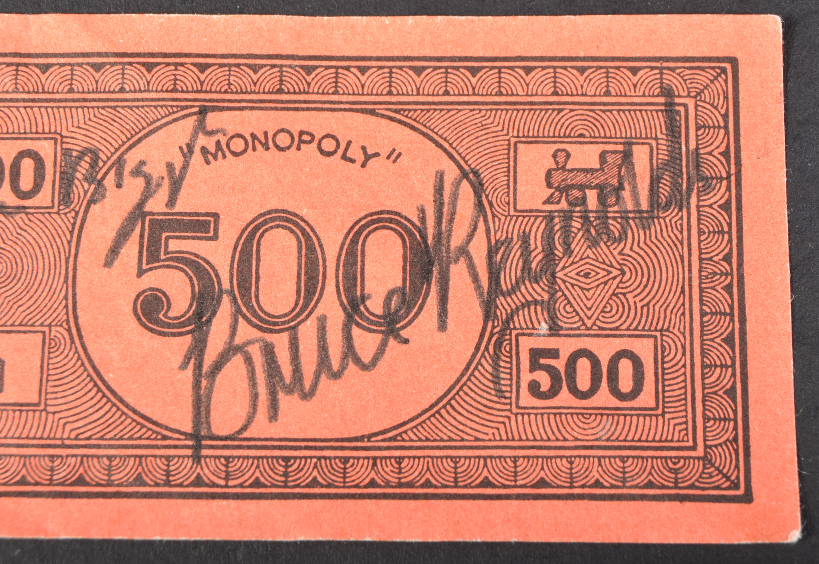 GREAT TRAIN ROBBERY - DUAL SIGNED MONOPOLY BANK NOTE - Image 3 of 3