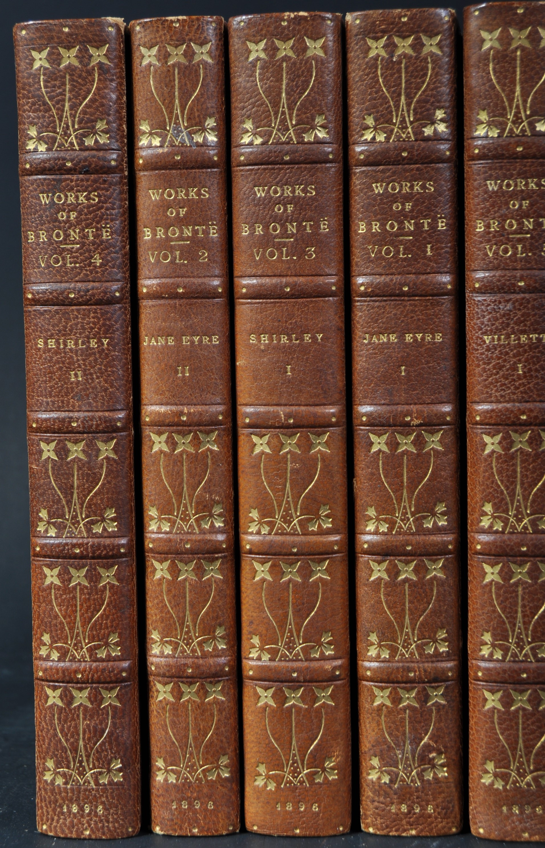 WORKS OF BRONTE - VOLUME ONE TO TWELVE - 1896/8 - Image 2 of 16