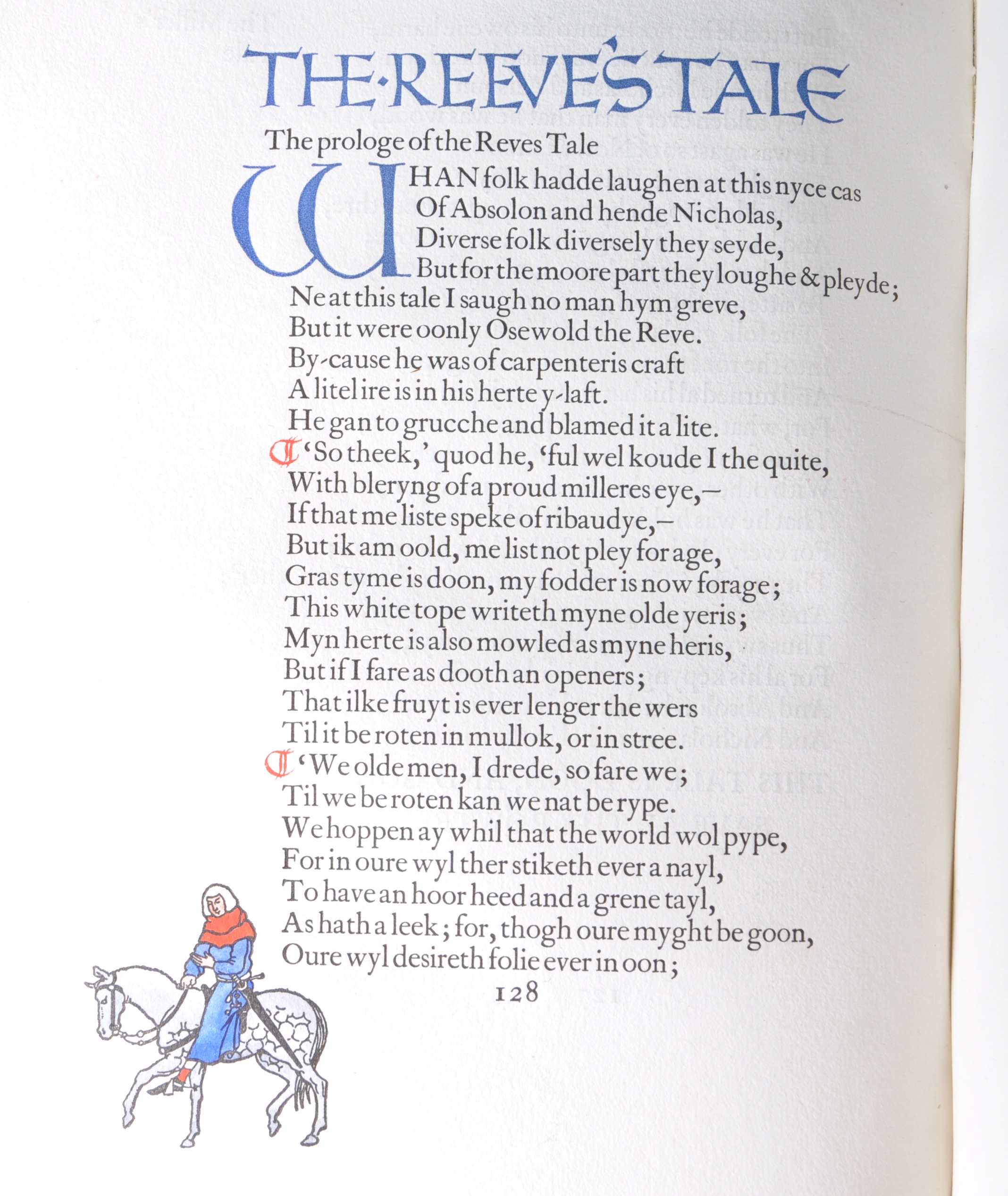 THE WORKS OF GEOFFREY CHAUCER - 1928 - LIMITED EDITION - Image 5 of 7