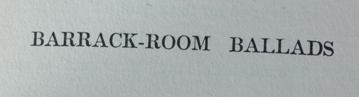 BARRACK ROOM BALLARDS - RUDYARD KIPLING - 1892 - Image 3 of 5