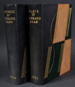 PLAYS OF & PREFACES BY BERNARD SHAW - 1931 & 1934