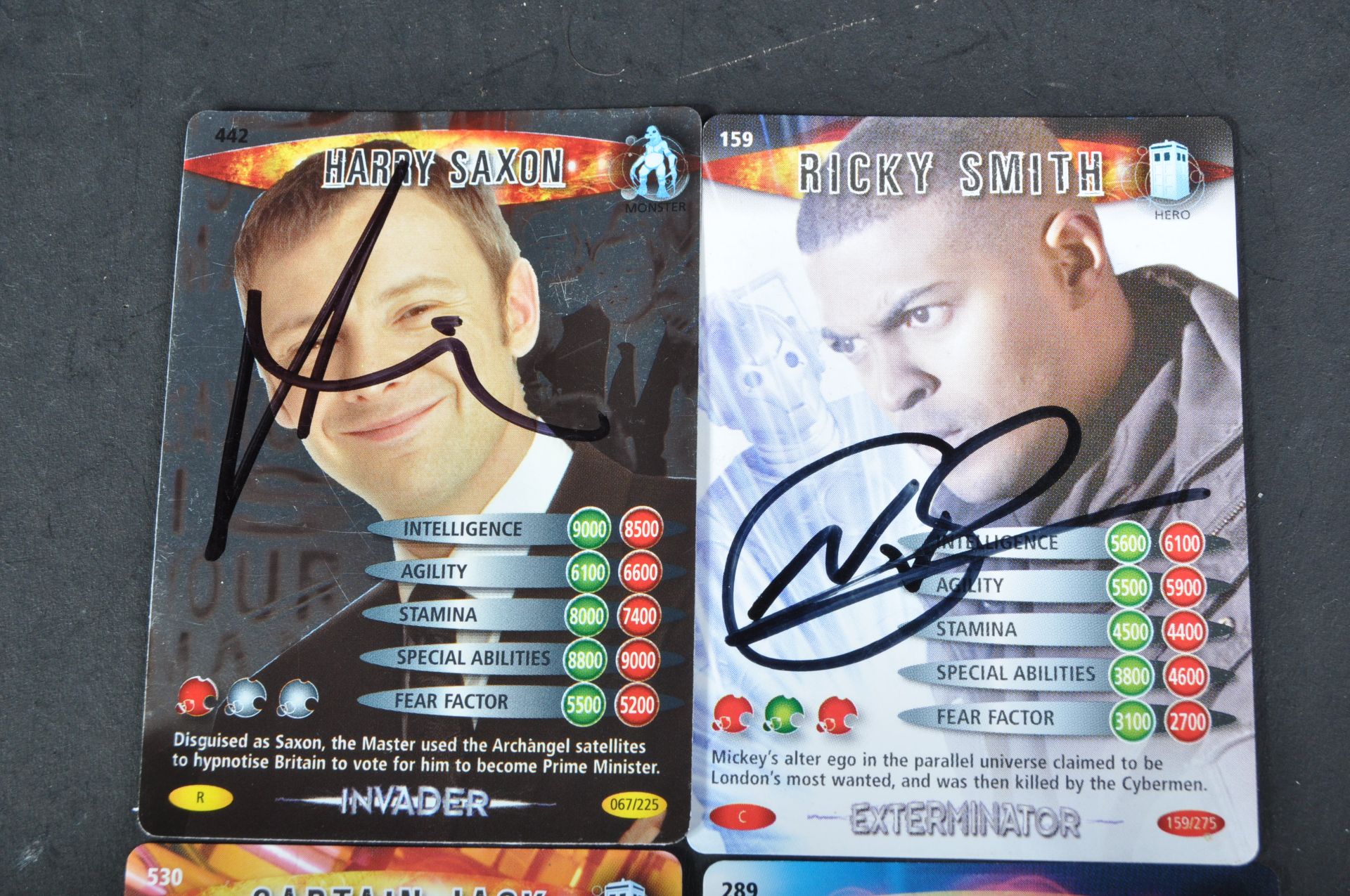 DOCTOR WHO -SERIES 1-3 - MAIN CAST AUTOGRAPHED TRADING CARDS - Image 3 of 3