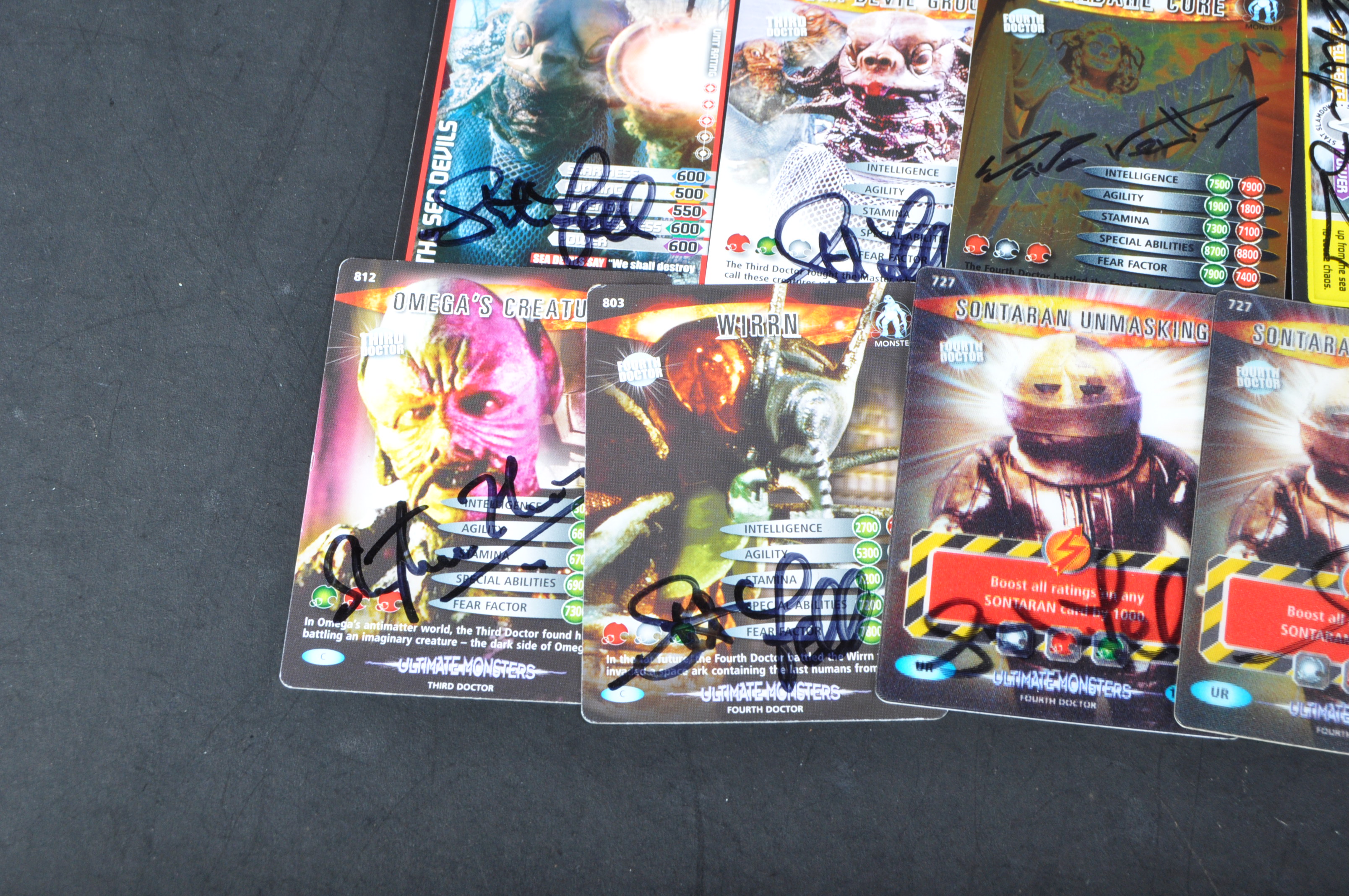 DOCTOR WHO - CLASSIC SERIES - AUTOGRAPHED TRADING CARDS - Image 3 of 7