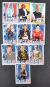 DOCTOR WHO - SERIES 1-4 - AUTOGRAPHED TRADING CARDS