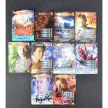 DOCTOR WHO - SERIES 1-4 - AUTOGRAPHED TRADING CARDS