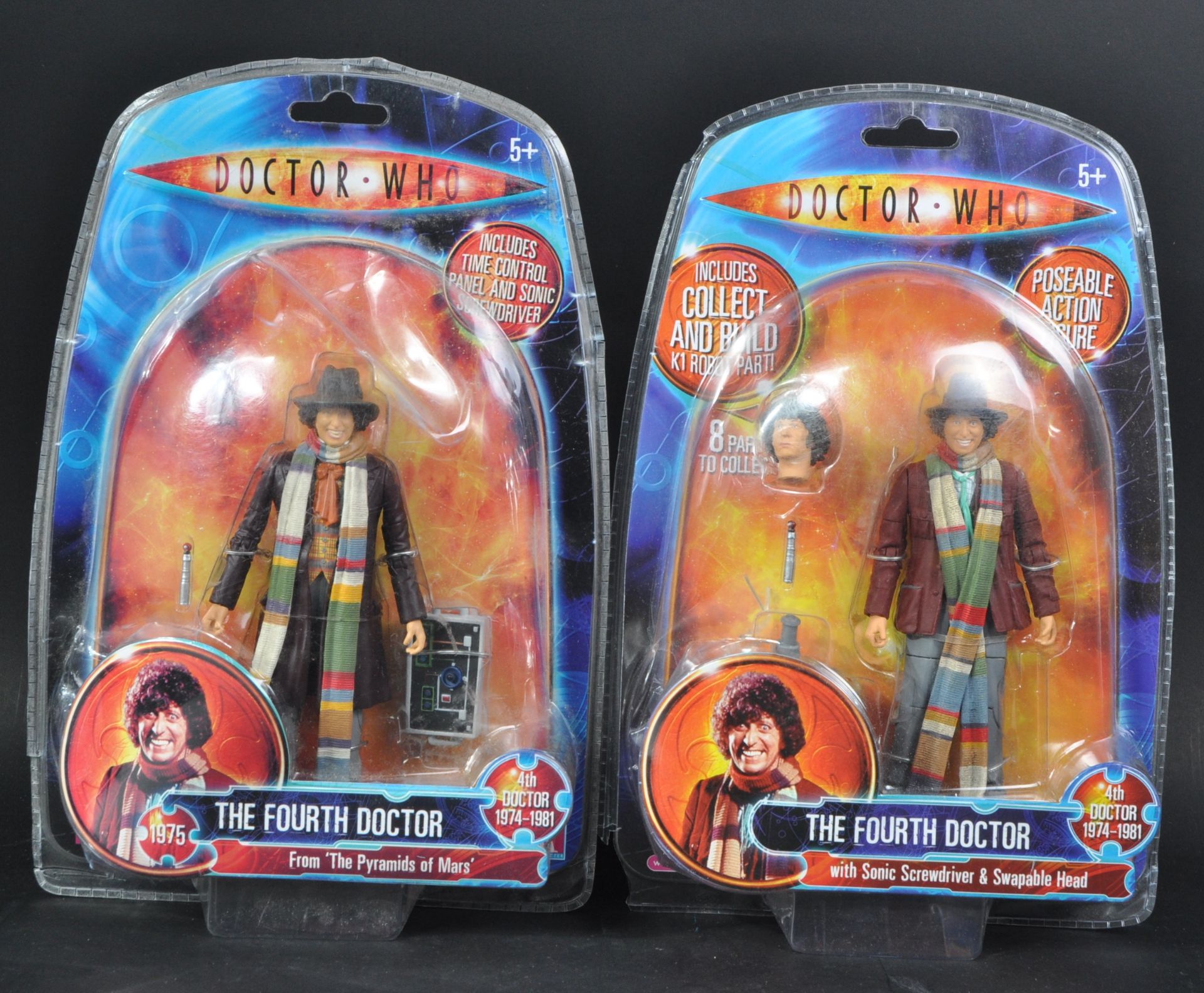 DOCTOR WHO - CHARACTER OPTIONS - FOURTH DOCTOR ACTION FIGURES