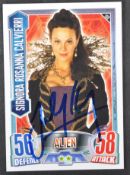 DOCTOR WHO - HELEN MCCRORY (1968-2021) - AUTOGRAPHED TRADING CARD