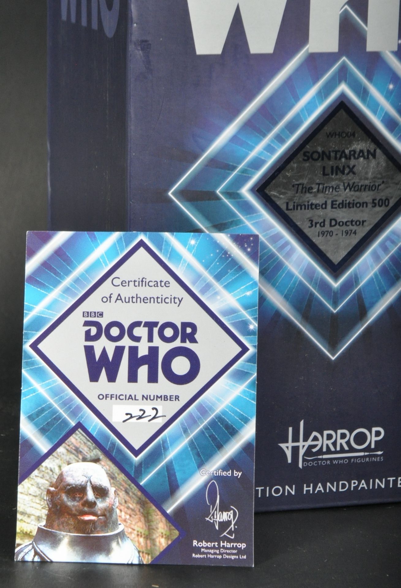 DOCTOR WHO - ROBERT HARROP - LTD ED HAND PAINTED FIGURINE - Bild 2 aus 6