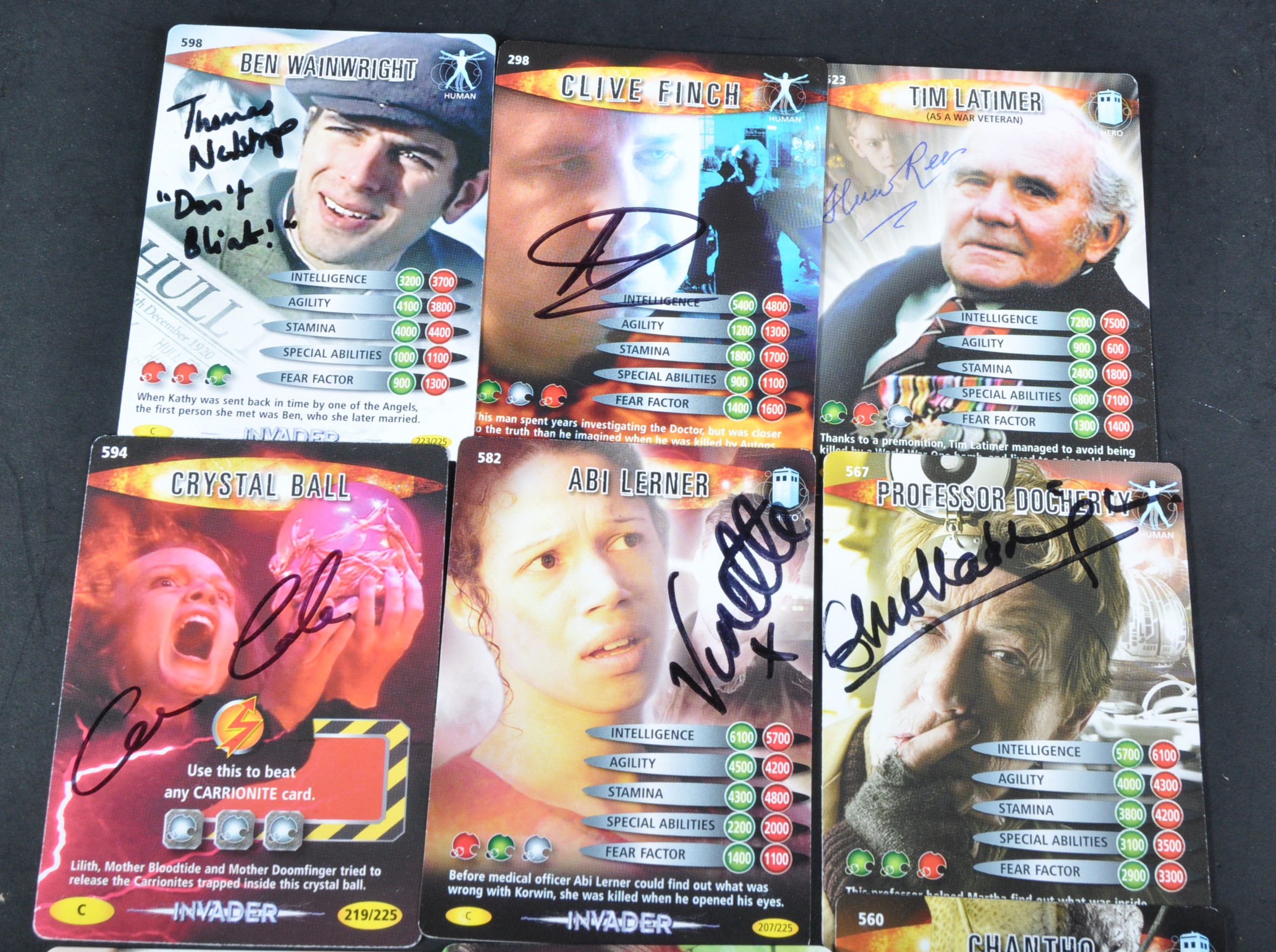 DOCTOR WHO - SERIES 1-4 - COLLECTION OF AUTOGRAPHED TRADING CARDS - Image 2 of 3