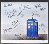 DOCTOR WHO - AUTOGRAPHS - MULTI-SIGNED 13X14" PHOTO