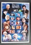 DOCTOR WHO - TOM BAKER - SIGNED BBC STAMP SHEET