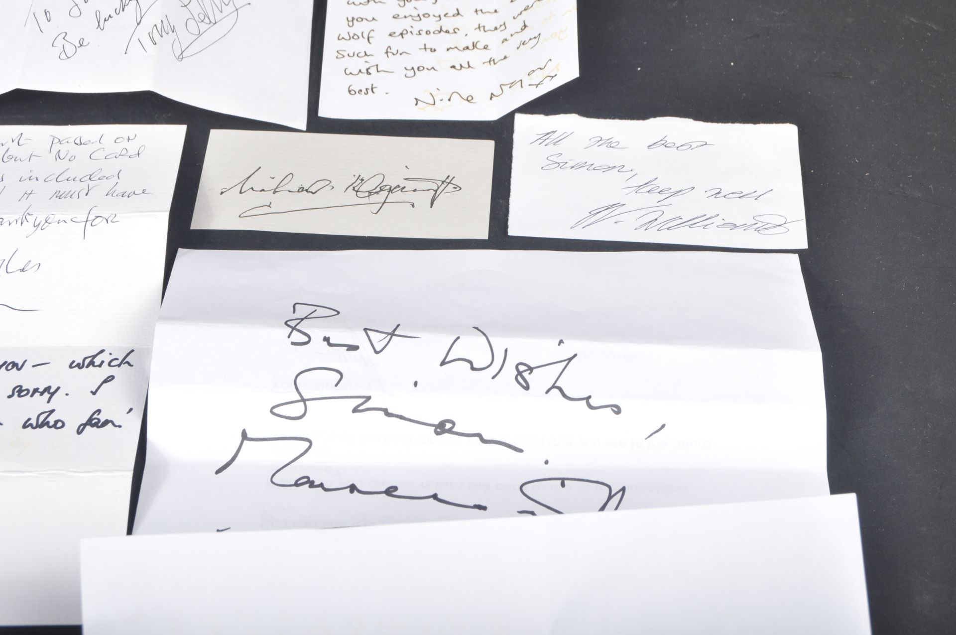 DOCTOR WHO - AUTOGRAPHS & LETTERS - LARGE COLLECTION - Image 4 of 9