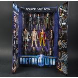 DOCTOR WHO - CHARACTER OPTIONS - SIGNED ELEVEN DOCTOR FIGURE SET