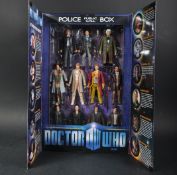 DOCTOR WHO - CHARACTER OPTIONS - SIGNED ELEVEN DOCTOR FIGURE SET