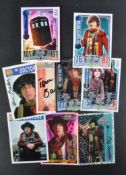 DOCTOR WHO - TOM BAKER (4TH DOCTOR) - AUTOGRAPHED TRADING CARDS