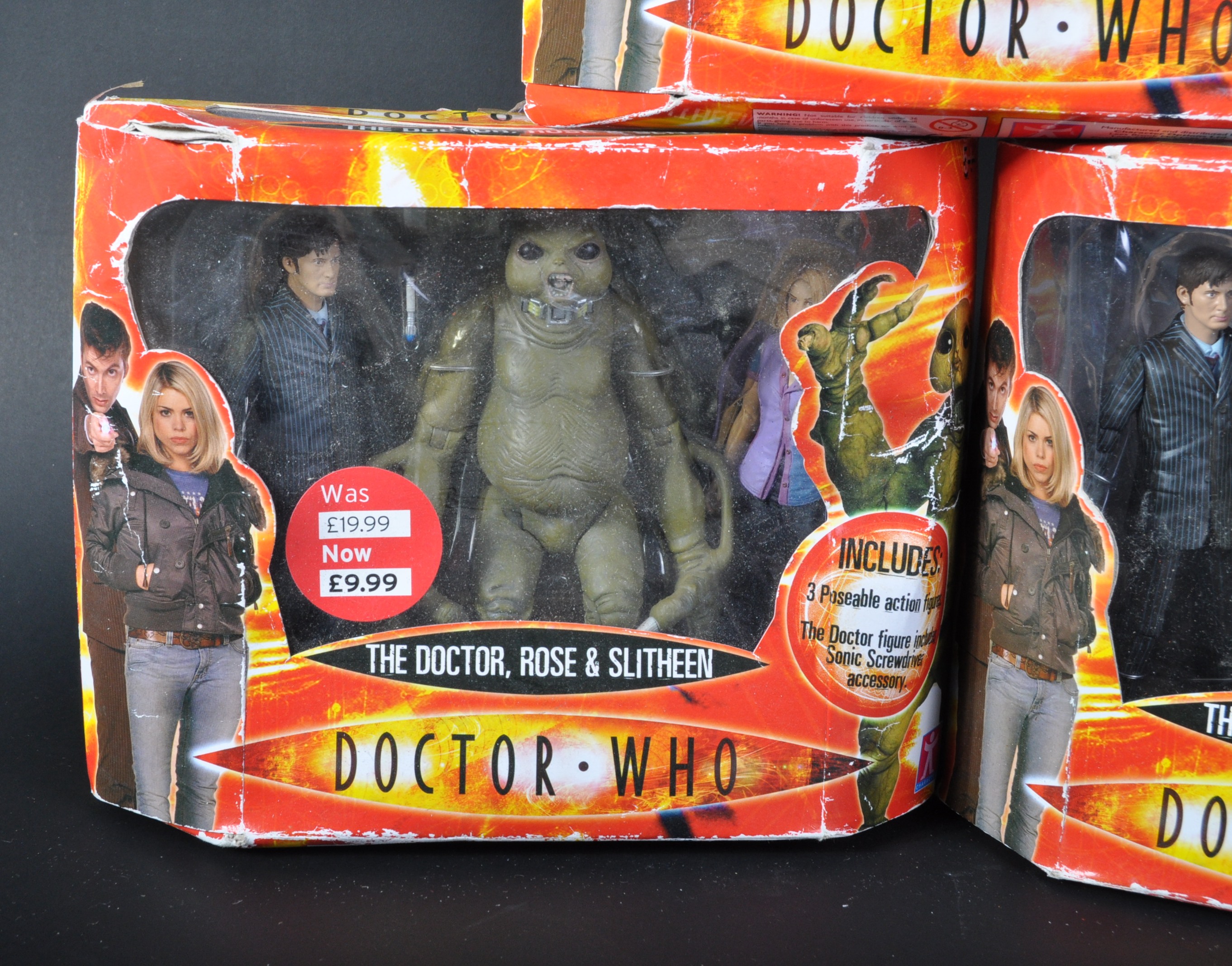 DOCTOR WHO - CHARACTER OPTIONS - COLLECTION OF X3 ACTION FIGURES - Image 3 of 5