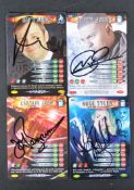 DOCTOR WHO -SERIES 1-3 - MAIN CAST AUTOGRAPHED TRADING CARDS