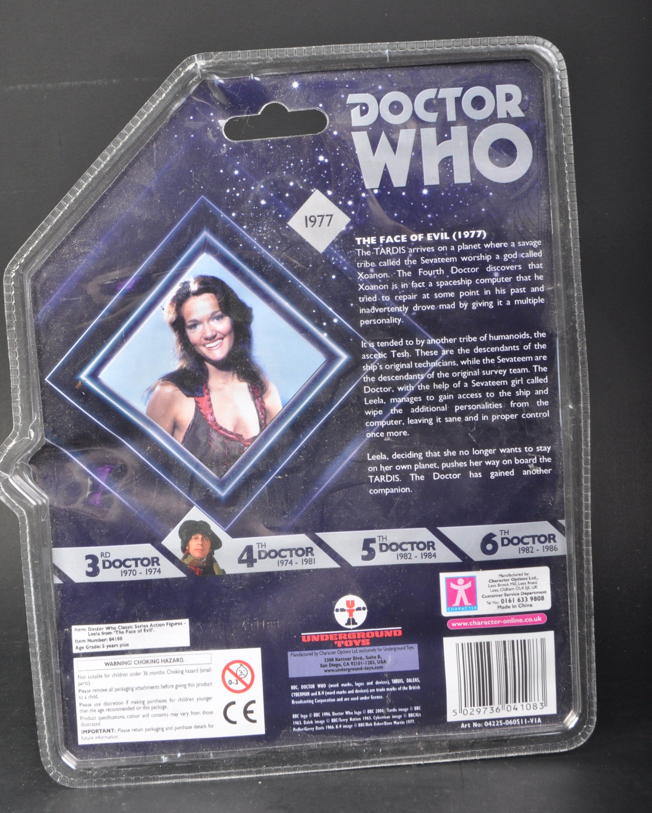 DOCTOR WHO - UT TOYS - LEELA AUTOGRAPH LIMITED EDITION FIGURE - Image 5 of 5