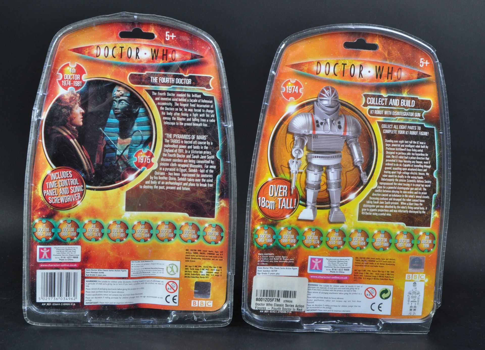 DOCTOR WHO - CHARACTER OPTIONS - FOURTH DOCTOR ACTION FIGURES - Image 5 of 5