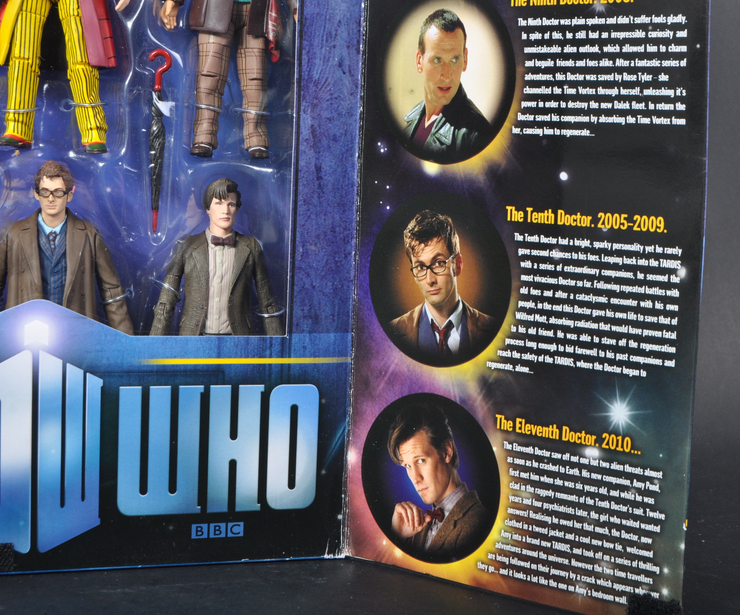 DOCTOR WHO - CHARACTER OPTIONS - ELEVEN DOCTOR FIGURE SET - Image 7 of 7