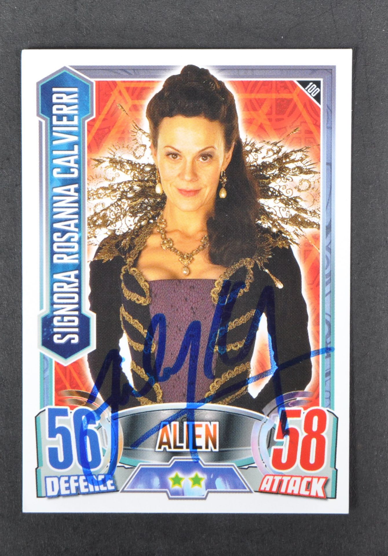 DOCTOR WHO - HELEN MCCRORY (1968-2021) - SIGNED TRADING CARD