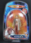 DOCTOR WHO - CHARACTER - COLIN BAKER SIGNED ACTION FIGURE