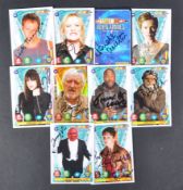 DOCTOR WHO - SERIES 1-4 - AUTOGRAPHED TRADING CARDS