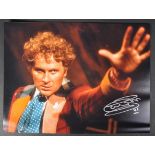 DOCTOR WHO - COLIN BAKER - SIGNED 16X12" COLOUR PHOTO