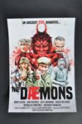 DOCTOR WHO - THE DAEMONS - KATY MANNING SIGNED POSTER