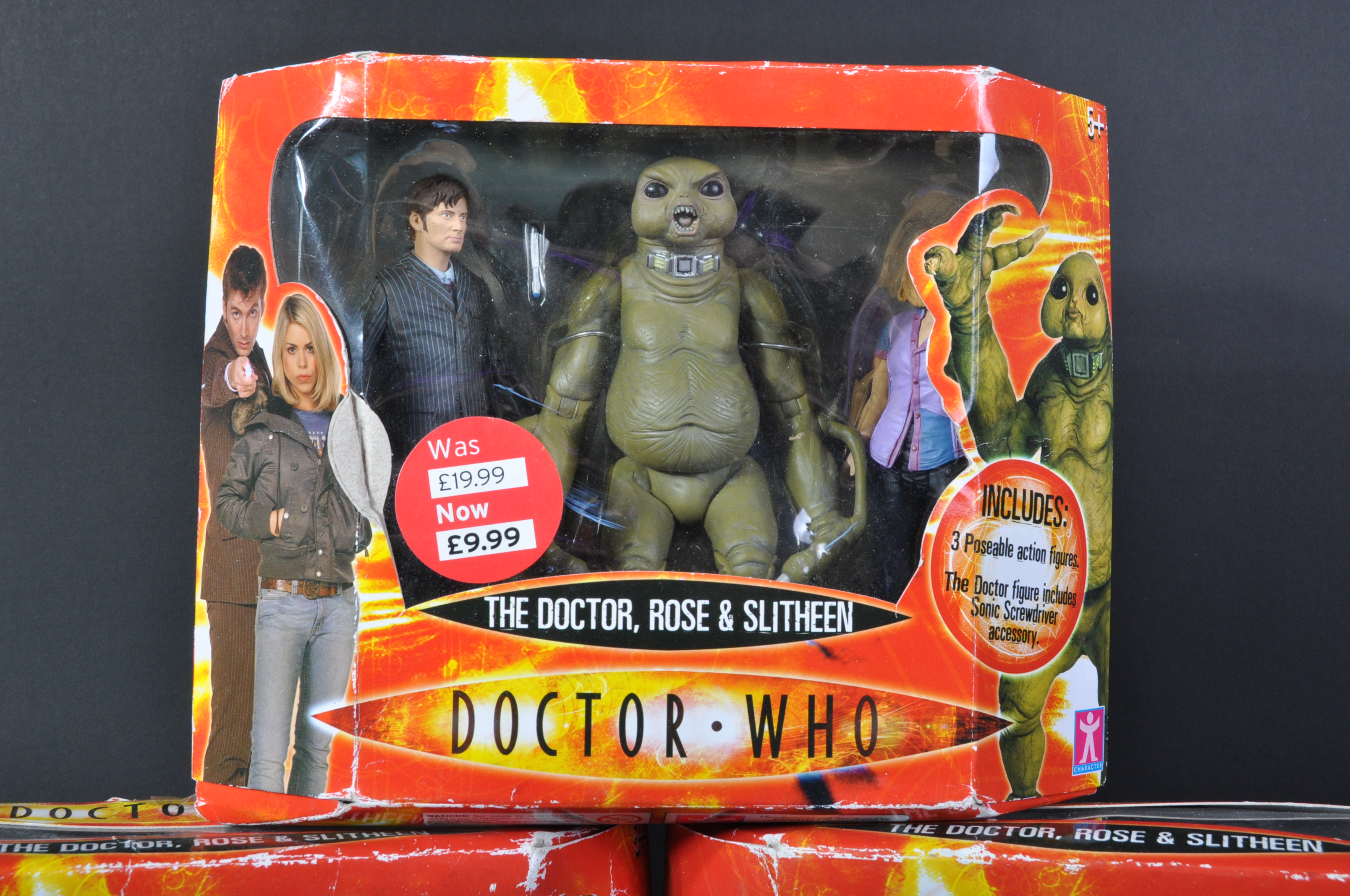 DOCTOR WHO - CHARACTER OPTIONS - COLLECTION OF X3 ACTION FIGURES - Image 2 of 5