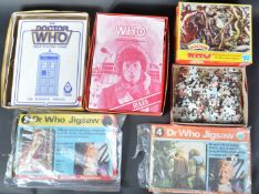 DOCTOR WHO - COLLECTION OF VINTAGE GAMES & PUZZLES