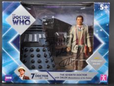 DOCTOR WHO - SYLVESTER MCCOY AUTOGRAPHED ACTION FIGURE