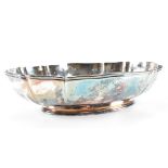SILVER 800 SWISS FOOTED DISH