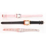 COLLECTION THREE LADIES QUARTZ WRIST WATCHES