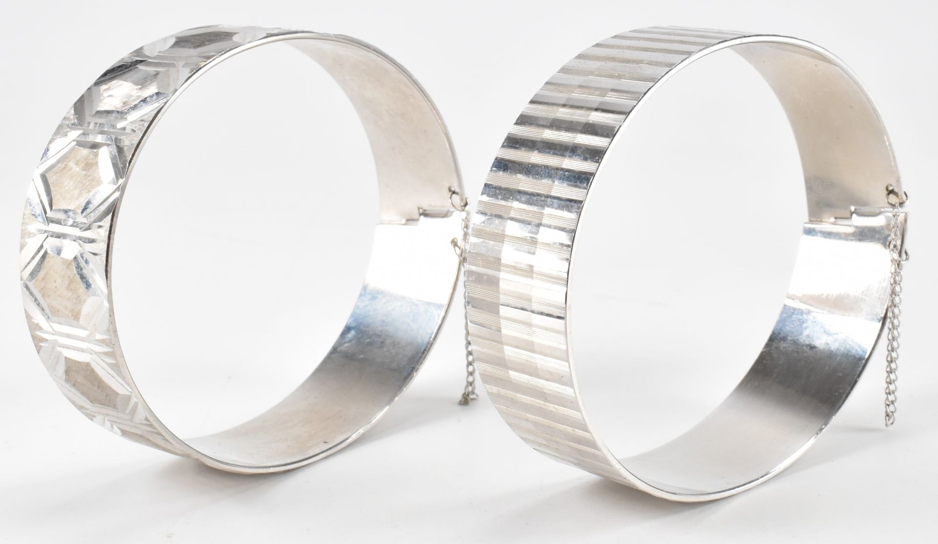TWO 1970S HALLMARKED SILVER BANGLES - Image 7 of 7