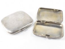 HALLMARKED SILVER CIGARETTE CASES