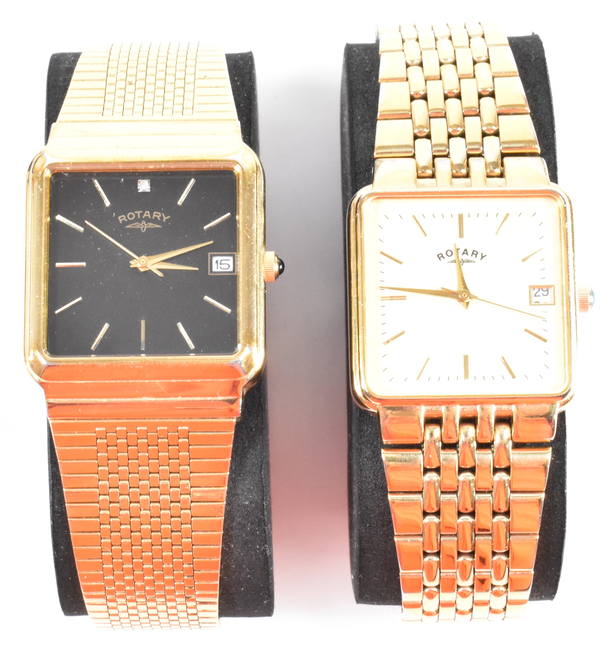 TWO ROTARY GENTS WRIST WATCHES