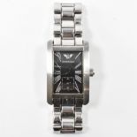 EMPORIO ARMANI STAINLESS STEEL WRIST WATCH