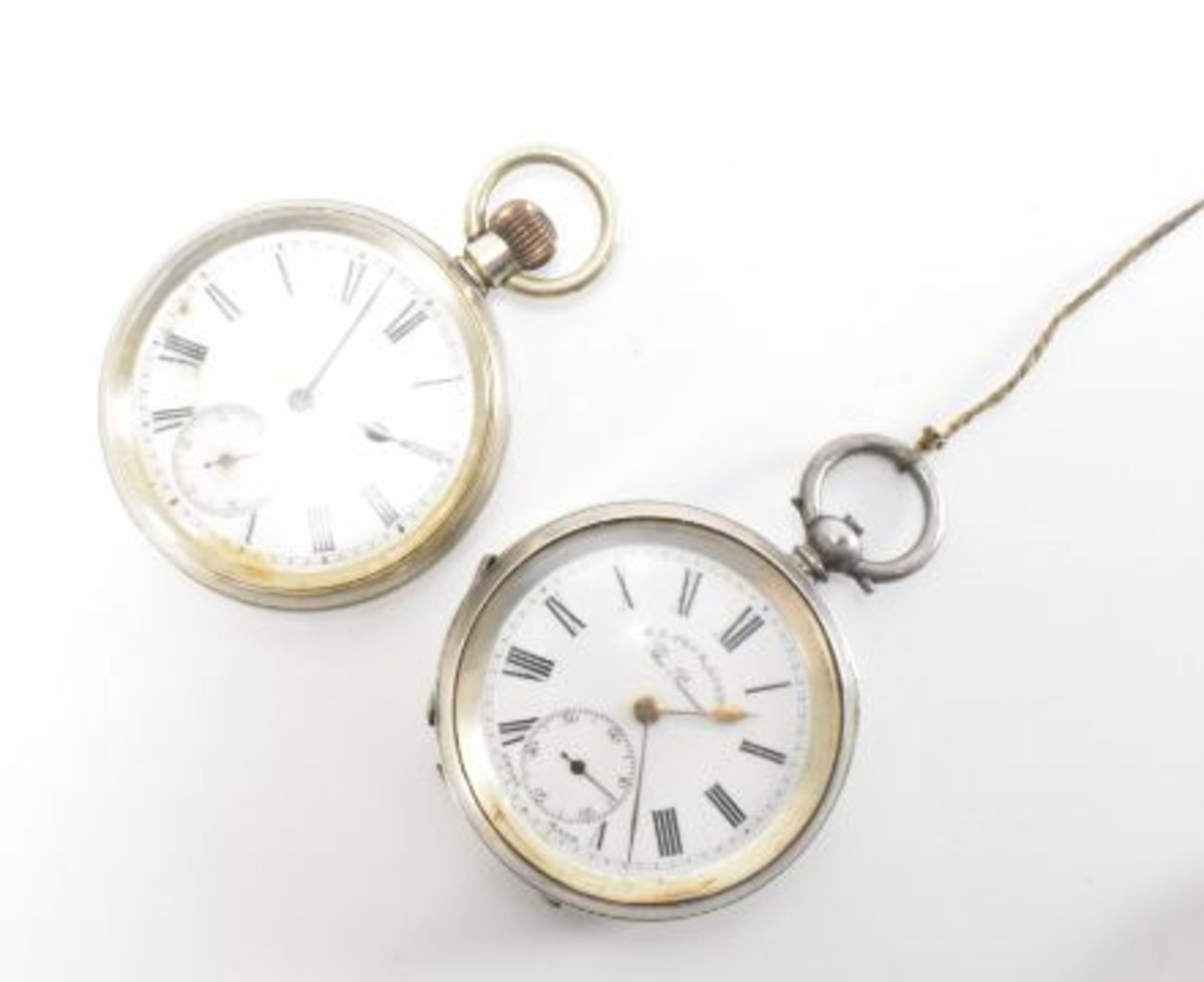 TWO POCKET WATCHES - HE PECK & LABRADOR - Image 6 of 6